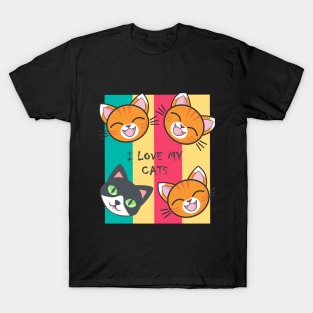 I LOVE MY CATS T-Shirt